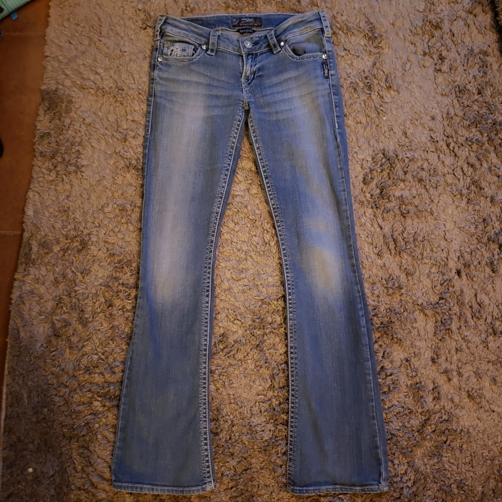 Silver Jeans Dawson RARE Studded, Pocket Flaps